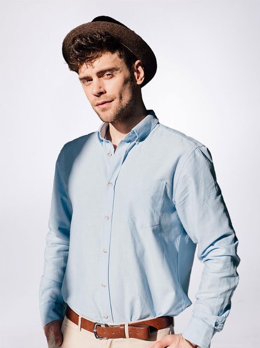 Light blue shirt